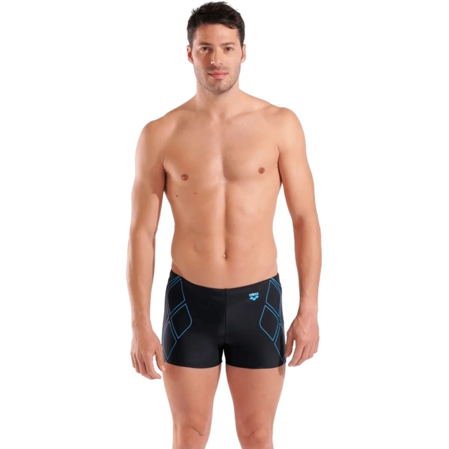Плавки Arena Graphic Swim Short 009083-508 чорний 90 (3468337622284) - изображение 1