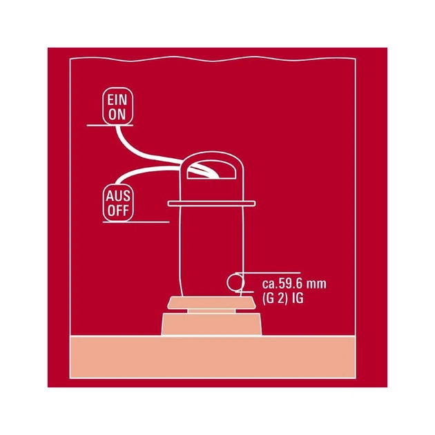 Дренажный насос Einhell GE-DP 900 Cut, 900Вт, 16000л/час (4181550) - изображение 6