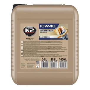 Моторна олива K2 Semisynthetic XL SL/CF 10W-40 20 л (O20420E) зображення 1