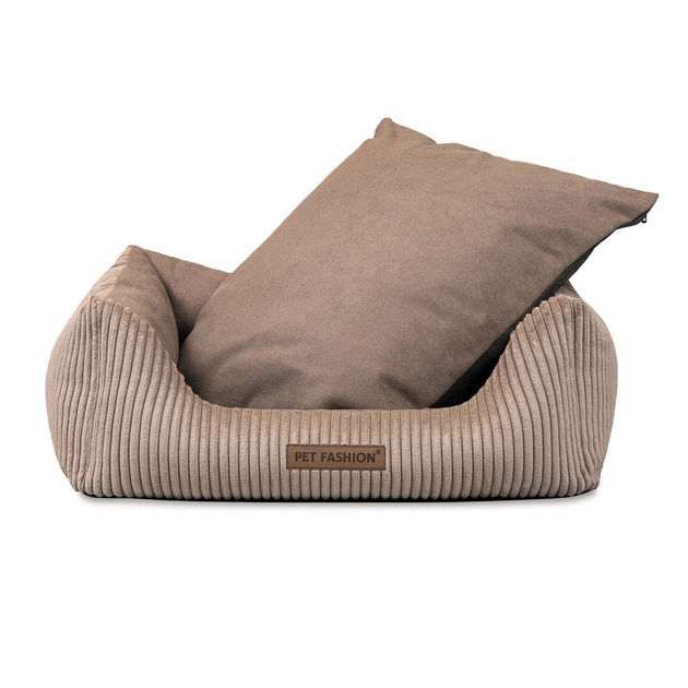 Лежак для тварин Pet Fashion DEVID 62х50х19 см пісочний (4823082444496) - picture 5