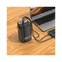 Батарея універсальна HOCO 60000mAh Astrum PD/100W, QC/3.0, LED lamp, Black (DB160 / 714724) - зменшене зображення 8