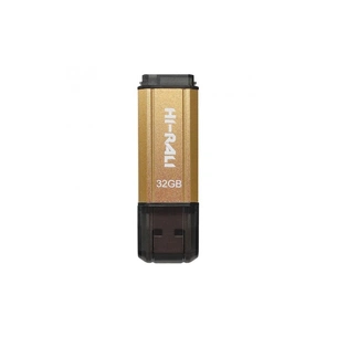 USB флеш накопичувач Hi-Rali 32GB Stark Series Gold USB 2.0 (HI-32GBSTGD) зображення 1