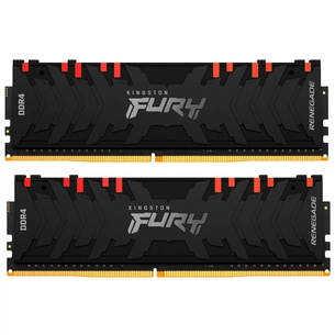Модуль пам'яті для комп'ютера DDR4 16GB (2x8GB) 4600 MHz FURY Renegade RGB Black Kingston Fury (ex.HyperX) (KF446C19RBAK2/16) зображення 1