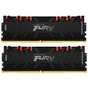 Модуль пам'яті для комп'ютера DDR4 16GB (2x8GB) 4600 MHz FURY Renegade RGB Black Kingston Fury (ex.HyperX) (KF446C19RBAK2/16) - зменшене зображення 1