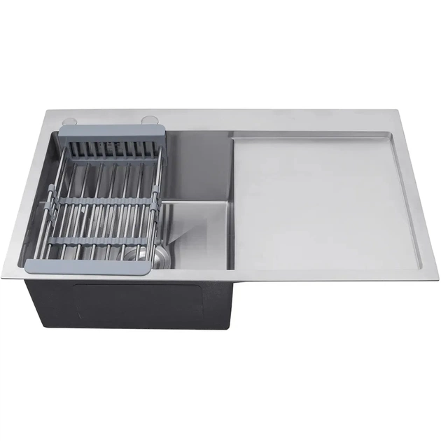 Мийка кухонна Kroner Geburstet-7849LHM (CV025275) - зображення 7