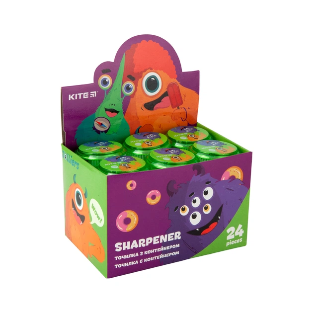Точилка Kite Jolliers з контейнером кругла (K20-117) - изображение 2