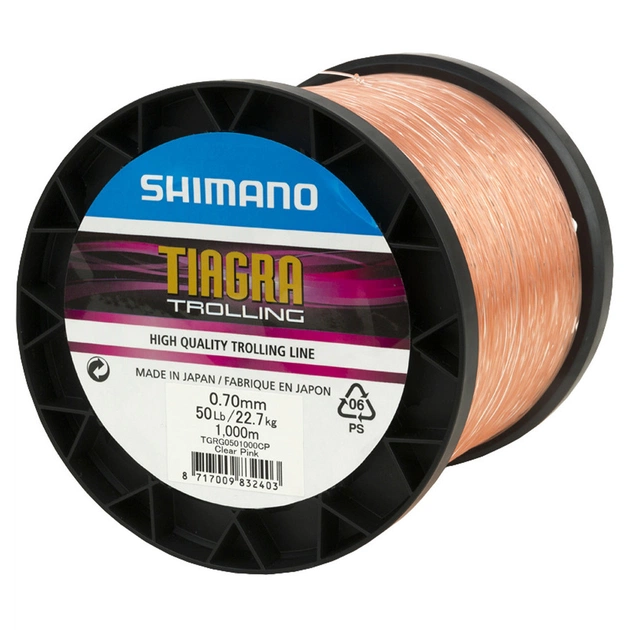 Волосінь Shimano Tiagra Trolling 1000m 0.90mm 80lb/36.3kg (TGRG0801000CP) - зображення 1