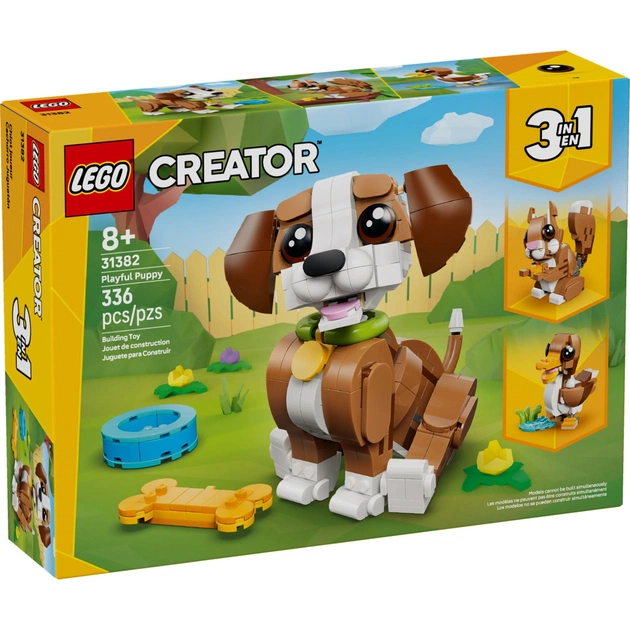 Конструктор LEGO Creator Чарівні тварини: грайливе цуценя (31382) - зображення 1