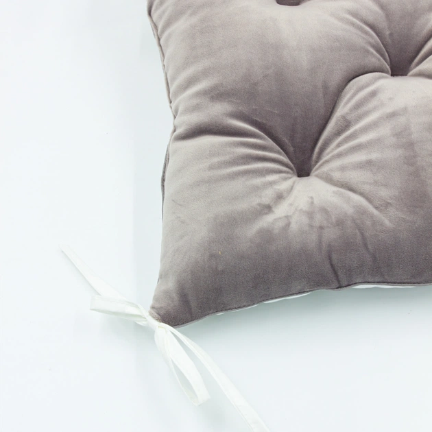 Подушка на стілець MirSon 28-0005 Ashen Velvet 50х50 см (2200006275770) - picture 3