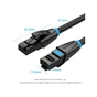 Патч-корд 1м, UTP cat 7 RJ-45 black Vention (IBKBF) - зменшене зображення 5