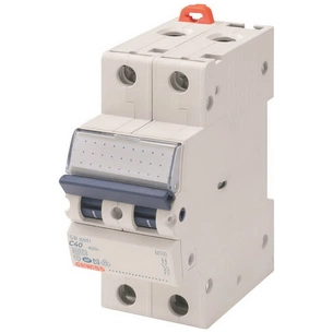 Автоматичний вимикач GEWISS 2-п. 40A 6kA С (GW92051) зображення 1