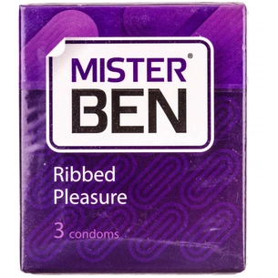 Презервативи Mr. Ben Ribbed Pleasure 3 шт. (4820144770173) зображення 1