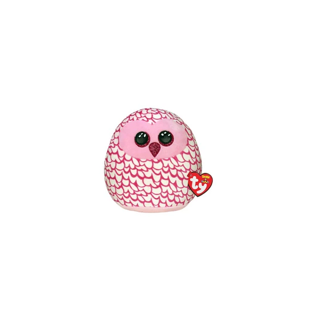 М'яка іграшка Ty Подушка Squish-a-boos Сова Pinky 40 см (39204) - зображення 1