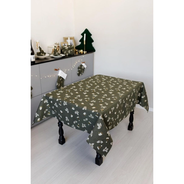 Скатертина Прованс Шапочки на зеленому 136х220 см (036862) - picture 6