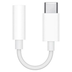 Перехідник Apple USB-C to 3.5 mm Headphone Jack Adapter, Model A2155 (MU7E2ZM/A) зображення 1