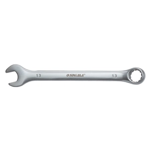 Ключ Sigma ріжково-накидний 13мм CrV satine з підвісом (6021581) зображення 1