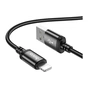 Дата кабель USB 2.0 AM to Lightning 3.0m X91 Radiance black HOCO (6931474788702) - уменьшенное изображение 4