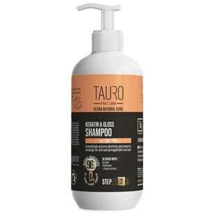 Шампунь для тварин Tauro Pro Line Ultra Natural Care Keratin & Gloss 400 мл (TPL63606) зображення 1