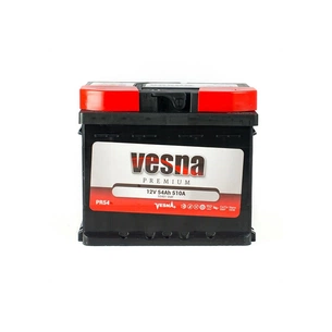 Акумулятор автомобільний Vesna 54 Ah/12V Premium Euro (415 254) зображення 1