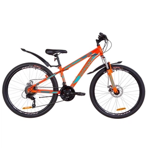 Велосипед Discovery 26" TREK AM Vbr рама-13" 2019 помаранчево-бірюзовий (OPS-DIS-26-170) зображення 1