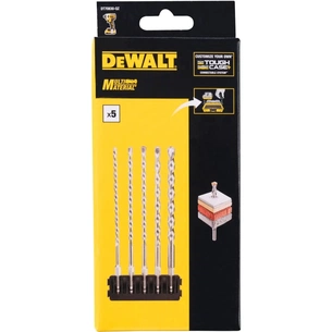Набір свердл DeWALT у касеті для Tough Case, універсальних MULTI MATERIAL IMPACT 5 шт. (DT70830) зображення 1