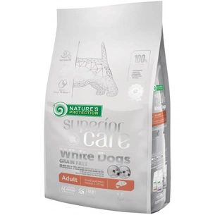 Сухий корм для собак Nature's Protection NP Superior Care White dogs Grain Free Salmon Adult Small an (NPSC45834) зображення 1