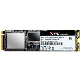 Накопичувач SSD M.2 2280 256GB ADATA (ASX8000NPC-256GM-C) зображення 1