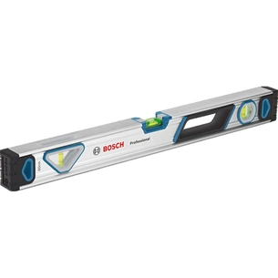Рівень Bosch 60см, 3 капсули, алюмінієвий корпус, отвори для руки (1.600.A01.6BP) изображение 1