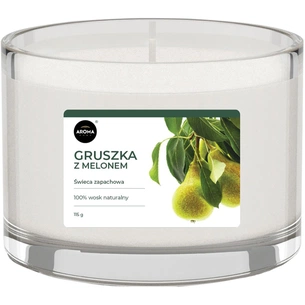 Ароматична свічка Aroma Home Базова серія - Груша з динею 115 г (839415) зображення 1
