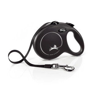 Повідець для собак Flexi Classic L стрічка 5 м (чорний) (4000498032329) зображення 1