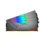 Модуль пам'яті для комп'ютера DDR4 64GB (4x16GB) 3600 MHz XPG Spectrix D50 RGB Tungsten ADATA (AX4U360016G18I-QCTG50) - зменшене зображення 3