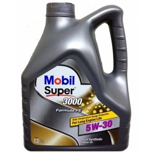 Моторна олива Mobil SUPER 3000 F-FE 5W30 4л (MB 5W30 3000 FE 4L) зображення 1