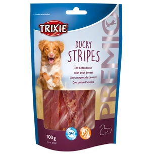 Ласощі для собак Trixie Premio Ducky Stripes качка 100 г (4011905315379) зображення 1