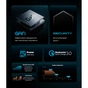 Зарядний пристрій Armorstandart ARP-621 Resolute Power USB-C 65W GaN Black (ARM70023) - уменьшенное изображение 5