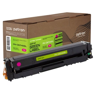 Картридж Patron Canon 067H Magenta Green Label (PN-067HMGL) зображення 1