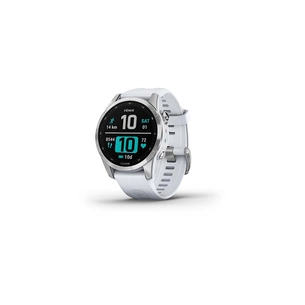 Смарт-годинник Garmin fenix 7S Stainless Steel w/ Whitestone Band, GPS (010-02539-03) зображення 1