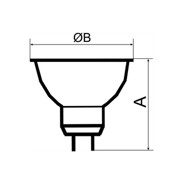 Лампочка Electrum MR-16 ELECTRUM 5W GU10 4000K (A-LR-0071) - picture 2