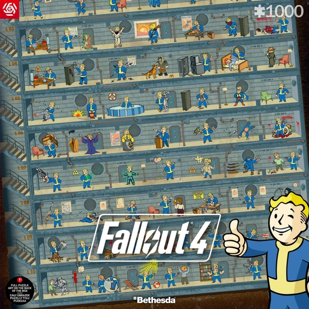 Пазл GoodLoot Fallout 4 Perk Poster Puzzles 1000 ел. (5908305247937) - picture 4