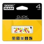 USB флеш накопичувач Goodram 4GB Cl!ck White USB 2.0 (PD4GH2GRCLWR9) - зменшене зображення 3