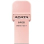 USB флеш накопичувач ADATA 64GB I920 Rose Gold USB 3.1 Gen1/Lightning (AAI920-64G-CRG) - зменшене зображення 1