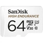 Карта пам'яті SanDisk 64GB microSDXC class 10 UHS-I U3 V30 High Endurance (SDSQQNR-064G-GN6IA) - зменшене зображення 1
