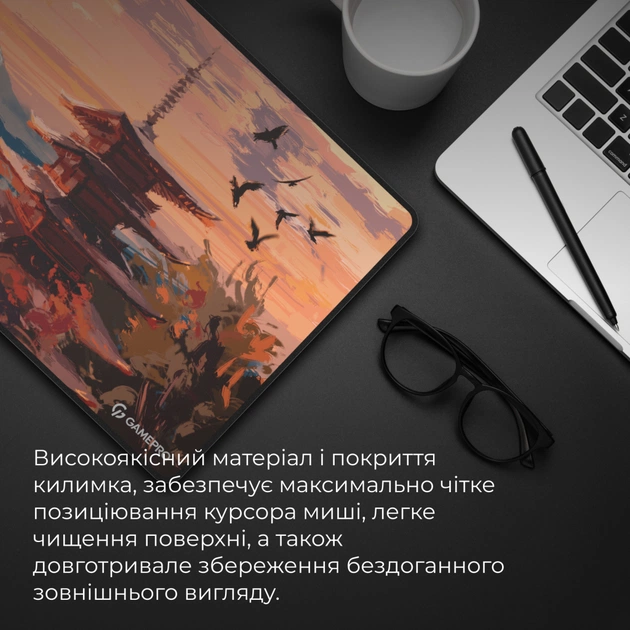 Килимок для мишки GamePro Speed/Control Black-Orange (MP275J) - picture 10