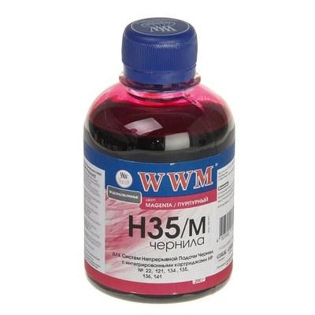 Чернила WWM HP № 22/121/134/135/136/141 magenta (H35/M) - изображение 1