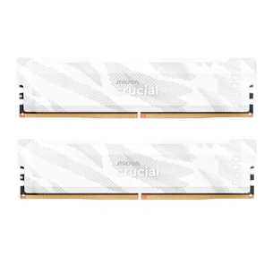 Модуль пам'яті для комп'ютера DDR5 32GB (2x16GB) 6400 MHz Pro Overclocking White Micron (CP2K16G64C32U5W) зображення 1