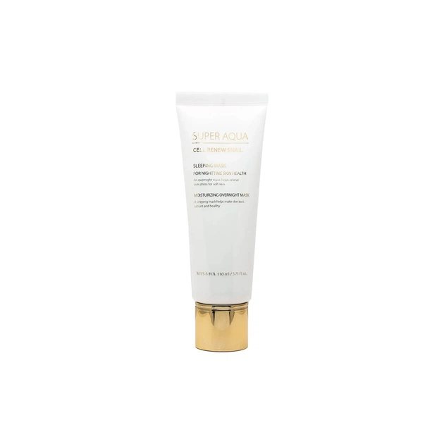 Маска для обличчя Missha Super Aqua Cell Renew Snail Sleeping Moisturizing Mask Нічна 110 мл (8809581458611) - изображение 1