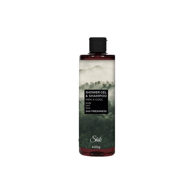Гель для душу Shik Men X-Cool Shower Gel & Shampoo 400 г (4823107607134) - зображення 1