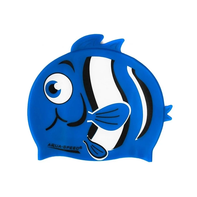 Шапка для плавания Aqua Speed Zoo 115-10-Nemo 5757 синя рибка Діт OSFM (5908217657572) - изображение 1