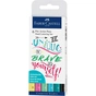 Лайнер Faber-Castell набор ручек капиллярных PITT Artist Pens Hand Lettering Set (пастельные оттенки) 6 шт (27371) - уменьшенное изображение 1