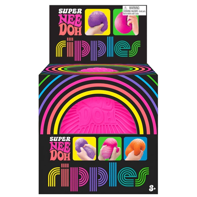 Антистресс NeeDoh серии Super – Яркие волны (розовый) (RSPND-6) - изображение 4