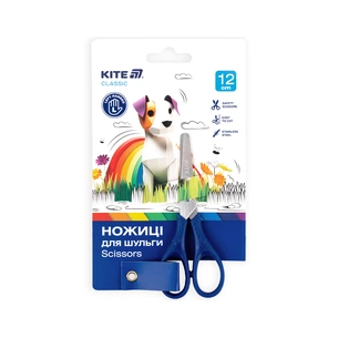 Ножиці Kite дитячі для шульги синій, 12 см (K-149-2) зображення 1